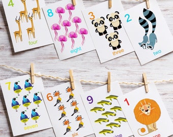 Numbers Flashcards Set