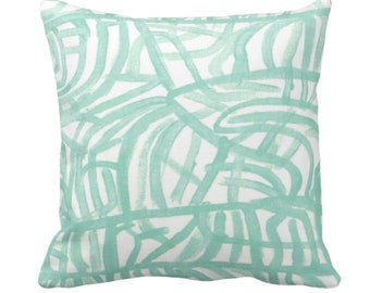 mint pillow covers