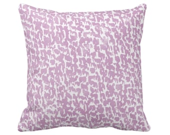 Lavender Speckled Throw Pillow Cover, Light Purple Geometric Print