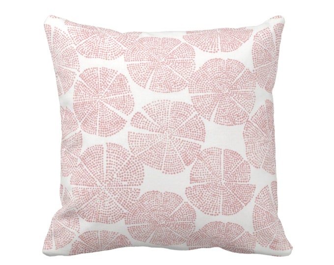 Block Print Geo Throw Pillow or Cover Rosewood/Off-White 16, 18, 20, 22, 26" Sq Pillows or Covers Pink/Rose Block/Batik/Boho/Print