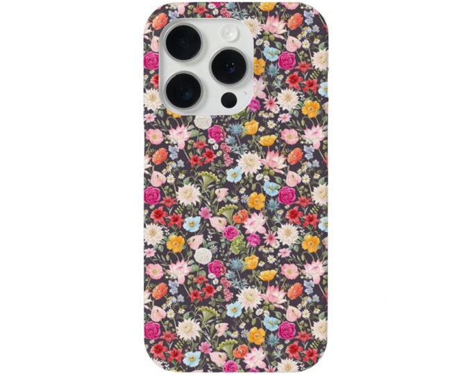 Flower Bomb iPhone 15, 14, 13, 12, 11 Pro/Max/Mini/P/Plus MAGSAFE, Snap Case or TOUGH Protective Cover, Floral/Flowers Colorful/Multicolored