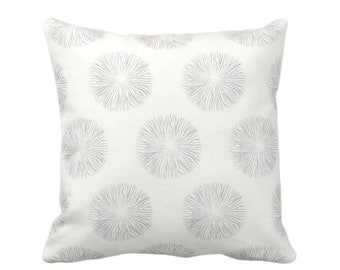 Sea Urchin Print Throw Pillow Cover, Modern Abstract Geo