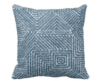 OUTDOOR Tribal Geo Dekokissen-Bezug, Blau Grün Geometrisches Design