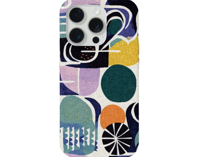 Iris Geo iPhone 15, 14, 13, 12, 11 Pro/Max/P/Plus MAGSAFE/Snap Case/Tough Protective Cover Colorful/Abstract/Multi Colored Art Print/Pattern