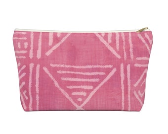 Mud Cloth Clutch Travel Bag Make Up Bag Boho Pouch Mud Cloth Pouch Hipster Clutch