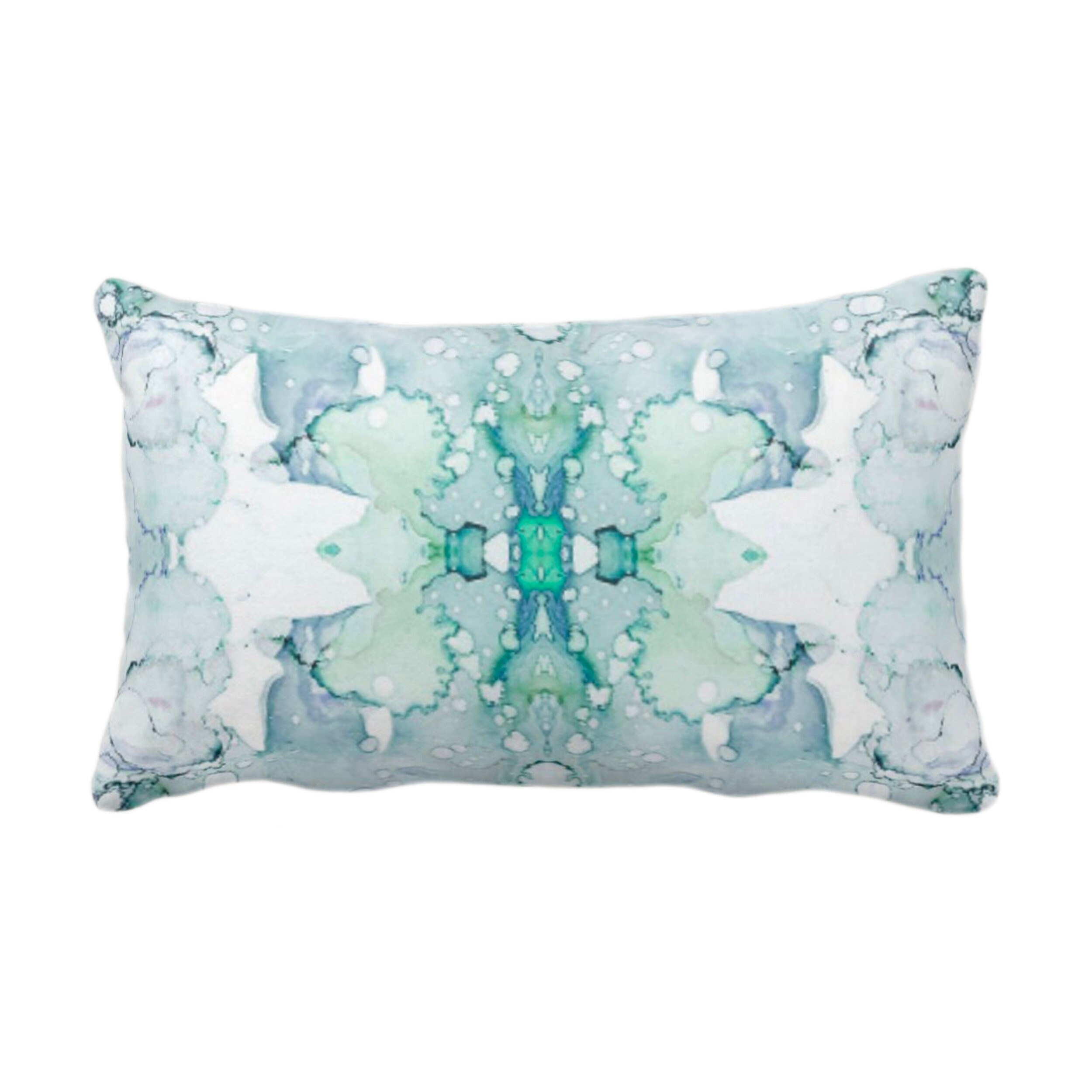 watercolor throw pillows