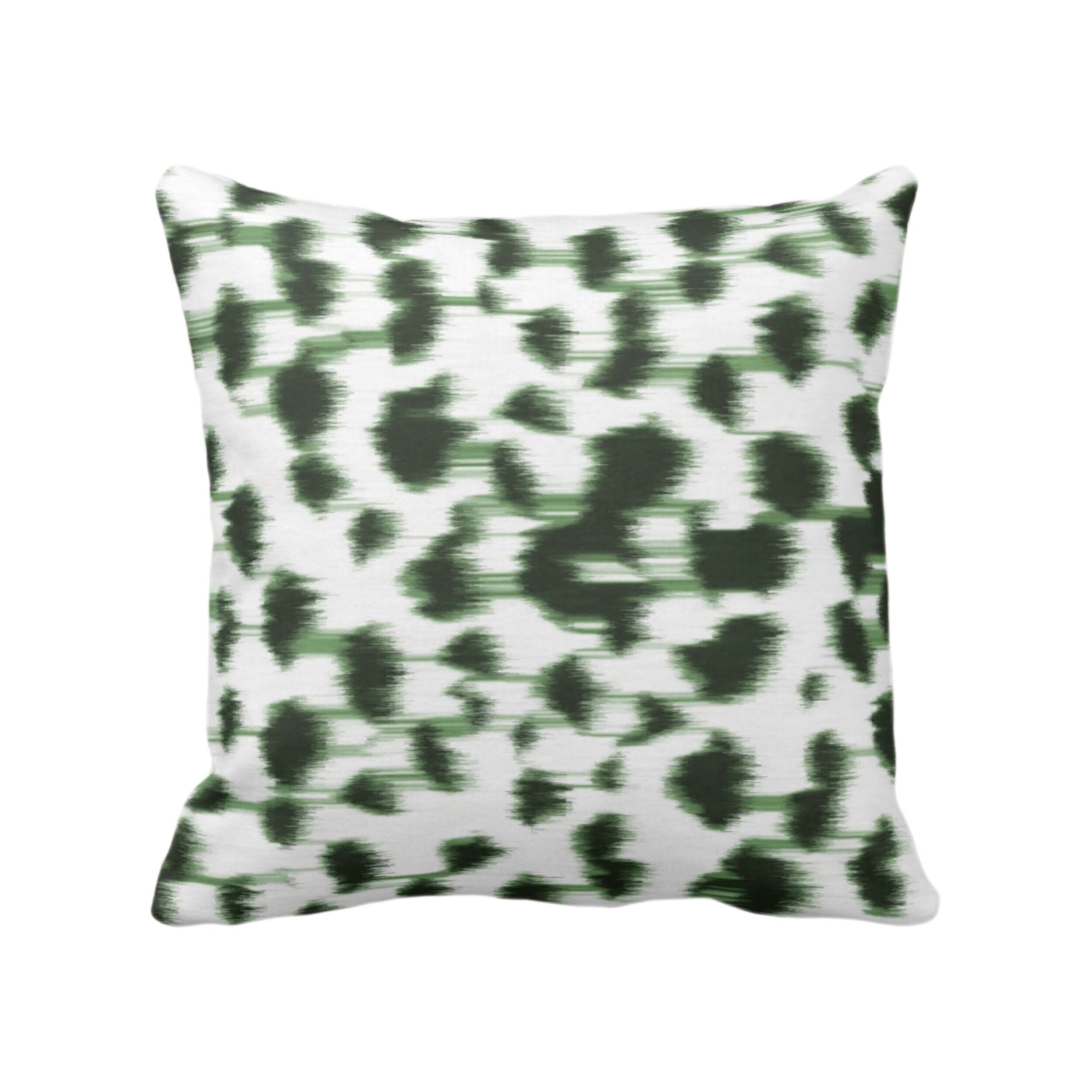 Ikat Abstract Animal Print Throw Pillow or Cover 16, 18, 20, 22, 26 Sq