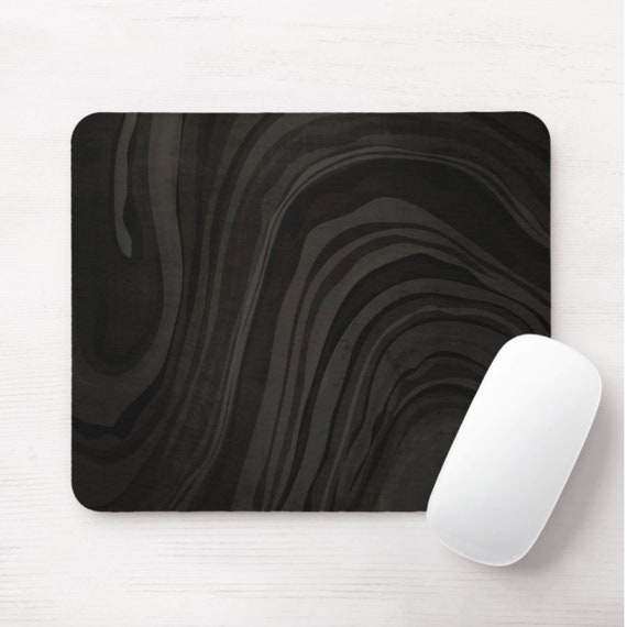 Minimal Mouse Pad/mousepad, White & Off-white Modern Geometric Arches  Print/pattern, Lines/geo/circles/abstract/arch/lined/stripes/striped 