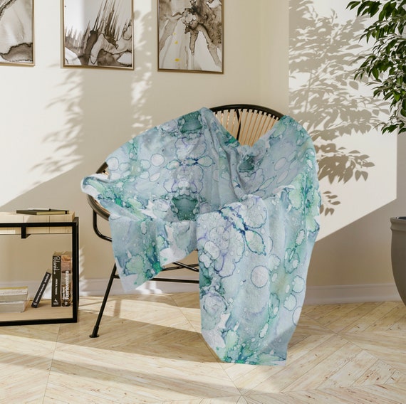 Jade green throw blanket hotsell