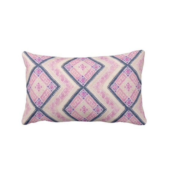 Chinese Wedding Blanket PRINTED Throw Pillow or Cover 14 16 18 26 Sq Pillows or Covers Vintage Embroidery Print PinkPurple 20