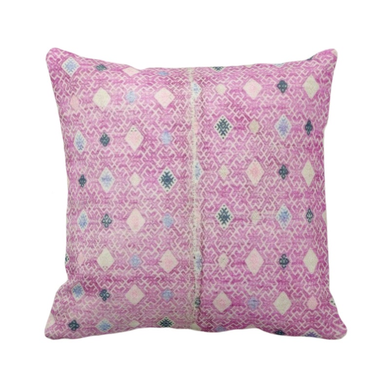 Chinese Wedding Blanket PRINTED Throw Pillow or Cover 14 16 18 26 Sq Pillows or Covers Vintage Embroidery Print PinkPurple 20