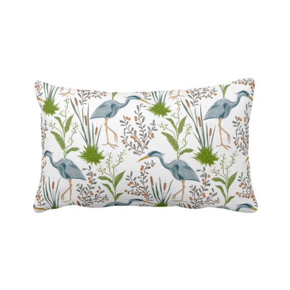 Blue heron outlet throw pillows