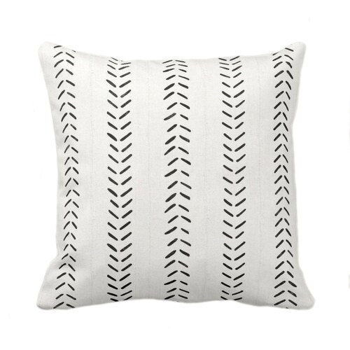 Outdoor Pillows Double Sided Black & White Pillow Cover Etsy