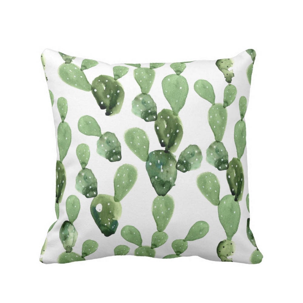 outdoor cactus pillow