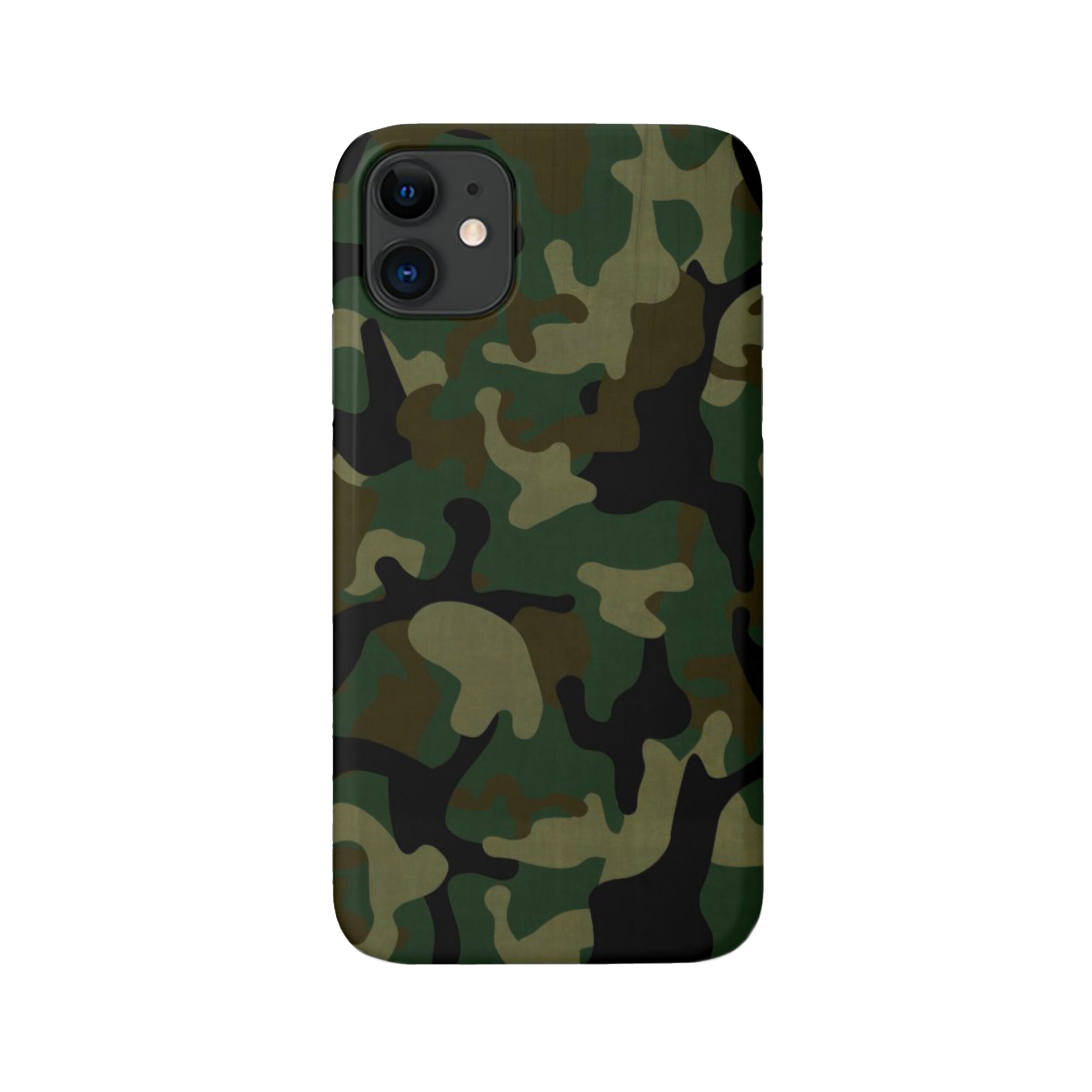 Woodland Camo iPhone 12, 11, XS, XR, Max, X, 7/8, 6/6S Pro/Max/Plus/P