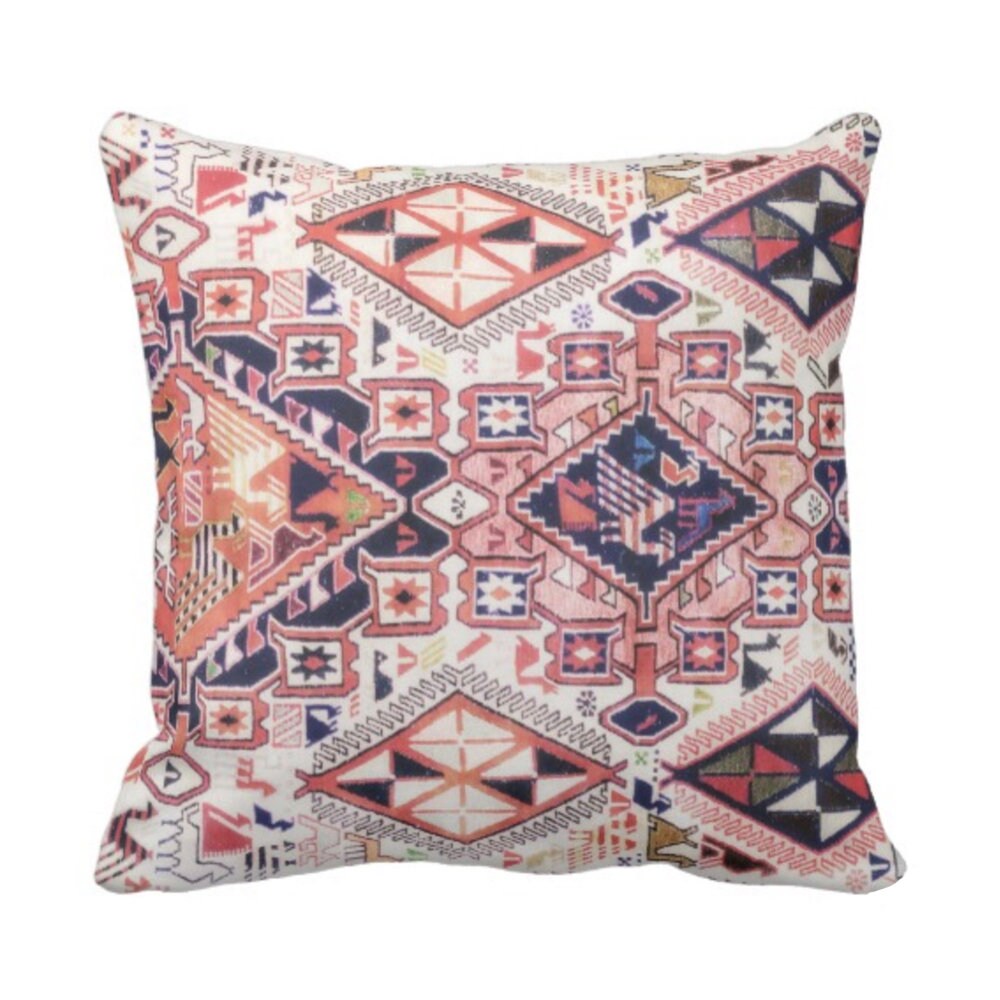 southwest geo square throw pillow