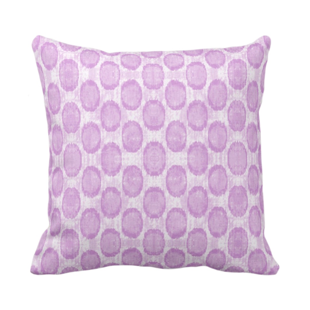 Ikat Ovals Print Throw Pillow or Cover 16, 18, 20, 22, 26 Sq Pillows or