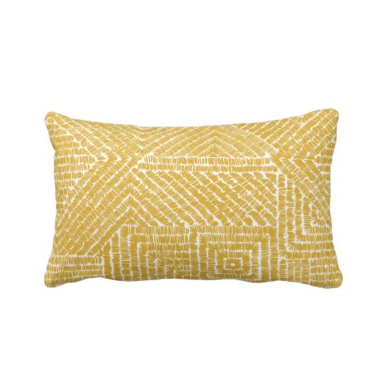 Mustard Diamond Patterned Throw Pillow Mustard Diamond Patterned Throw Pillow