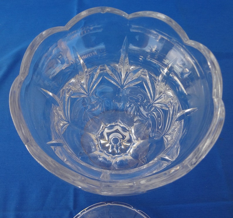 Vintage Crystal Candy Dish With Lid Czech Crystal Covered Etsy