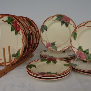 Franciscan Dinnerware Set, Le motif Franciscan Ware « Apple » par Gladding, McBean &Co Californie Usa