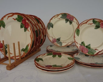 Franciscan Dinnerware Set, The Franciscan Ware "Apple" pattern by Gladding, McBean & Co California USA