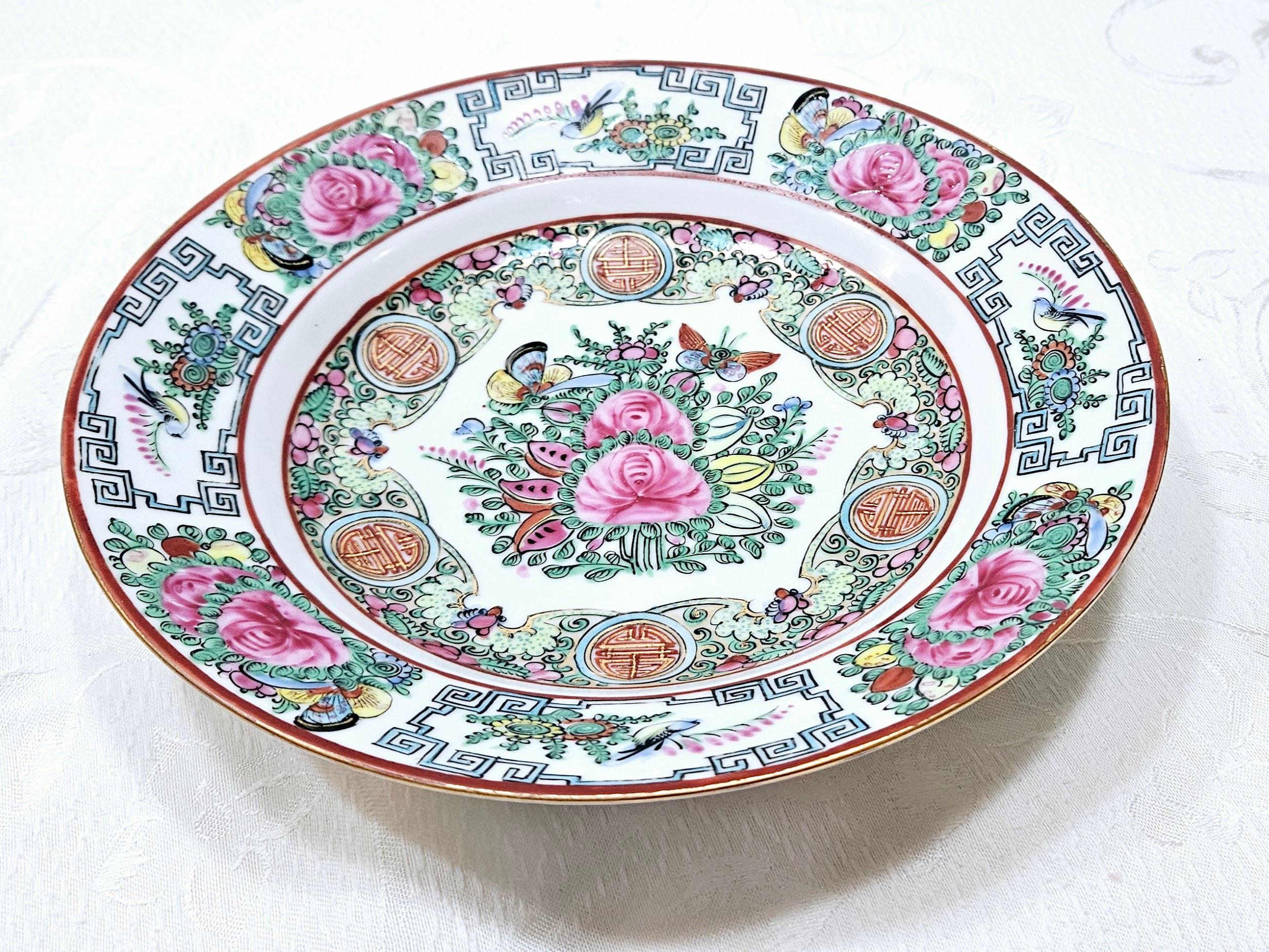 Rose Medallion China - Etsy
