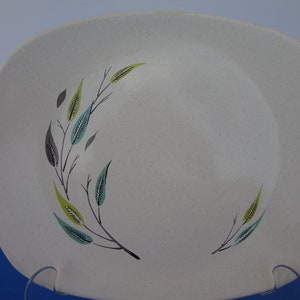 Harmony House Whispering Leaves Platter, Vintage Platter With Asymmetrical leaves