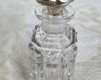 アンティーク ブリリアントカット クリスタル 香水瓶、ラ ピエール