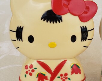 RARE Vintage Sanrio HELLO KITTY Mascot 17cm Plastic CHOPSTICKS Japan NEW 