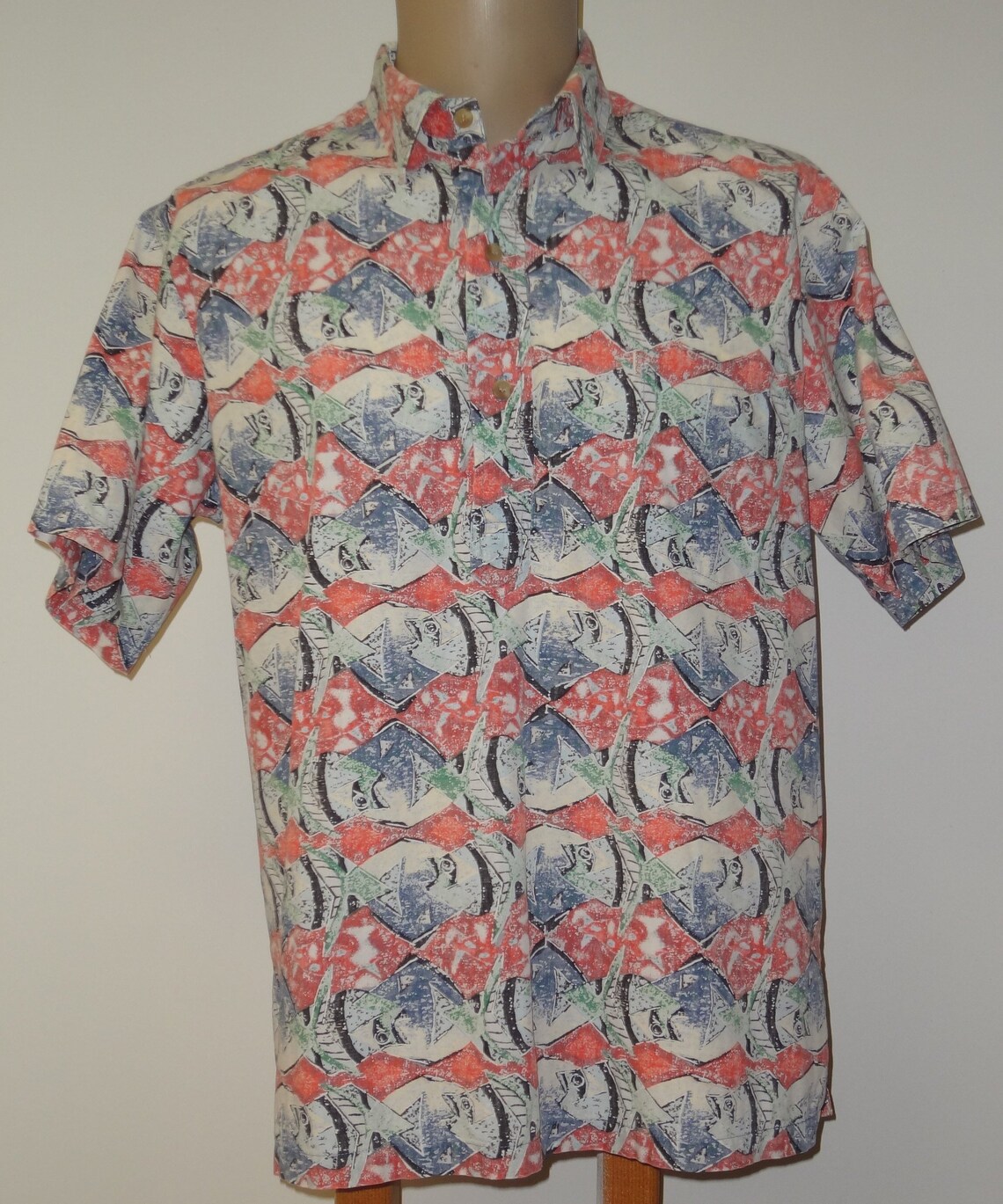 Vintage Avi Kiriaty Kahala Artist Series Men's Aloha Shirt | Etsy