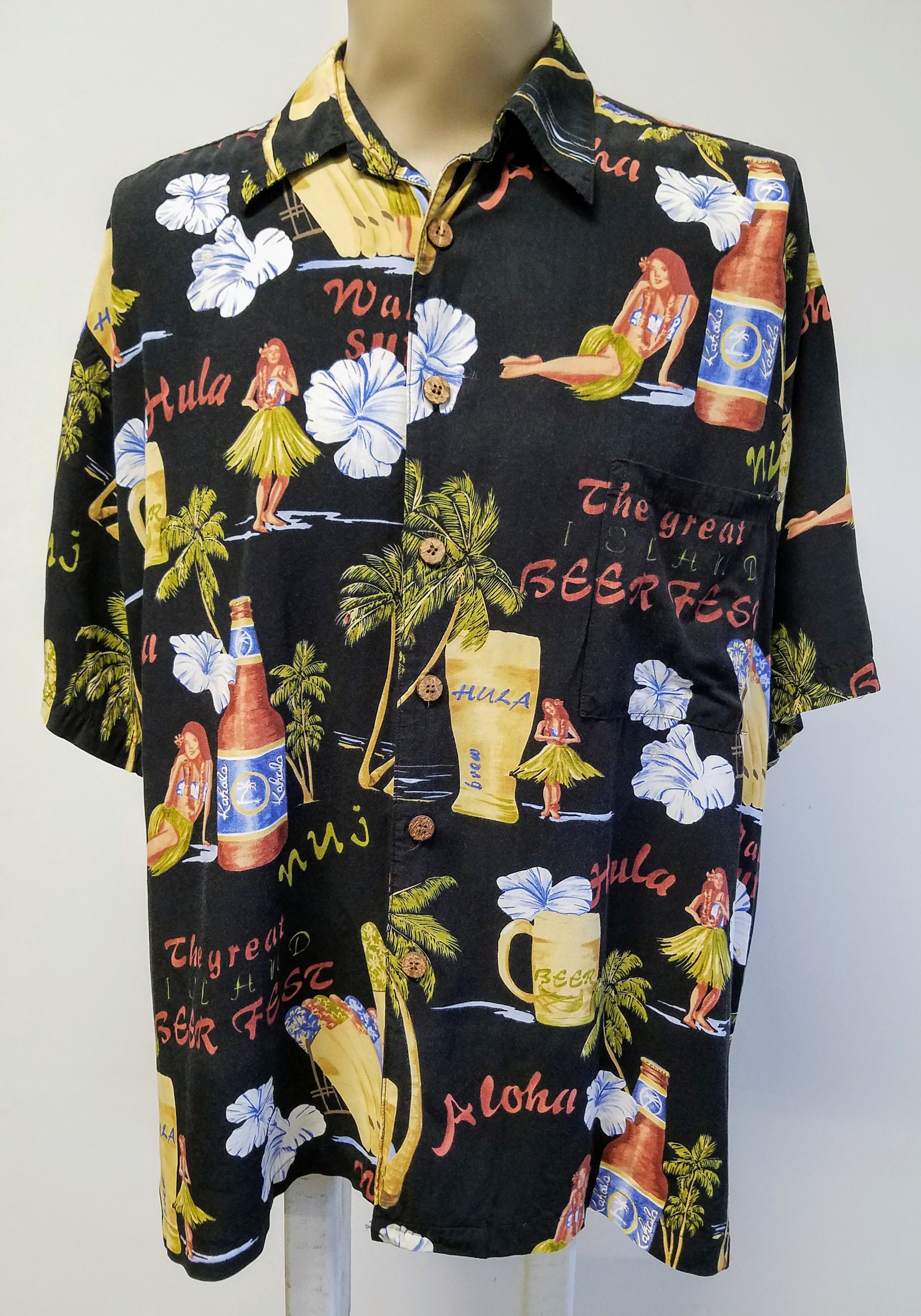 モ*ナ様 40's THE KAHALA ALOHA SHIRT vintage Vintage Kahala Aloha Shirt -- Size Extra Large - Etsy