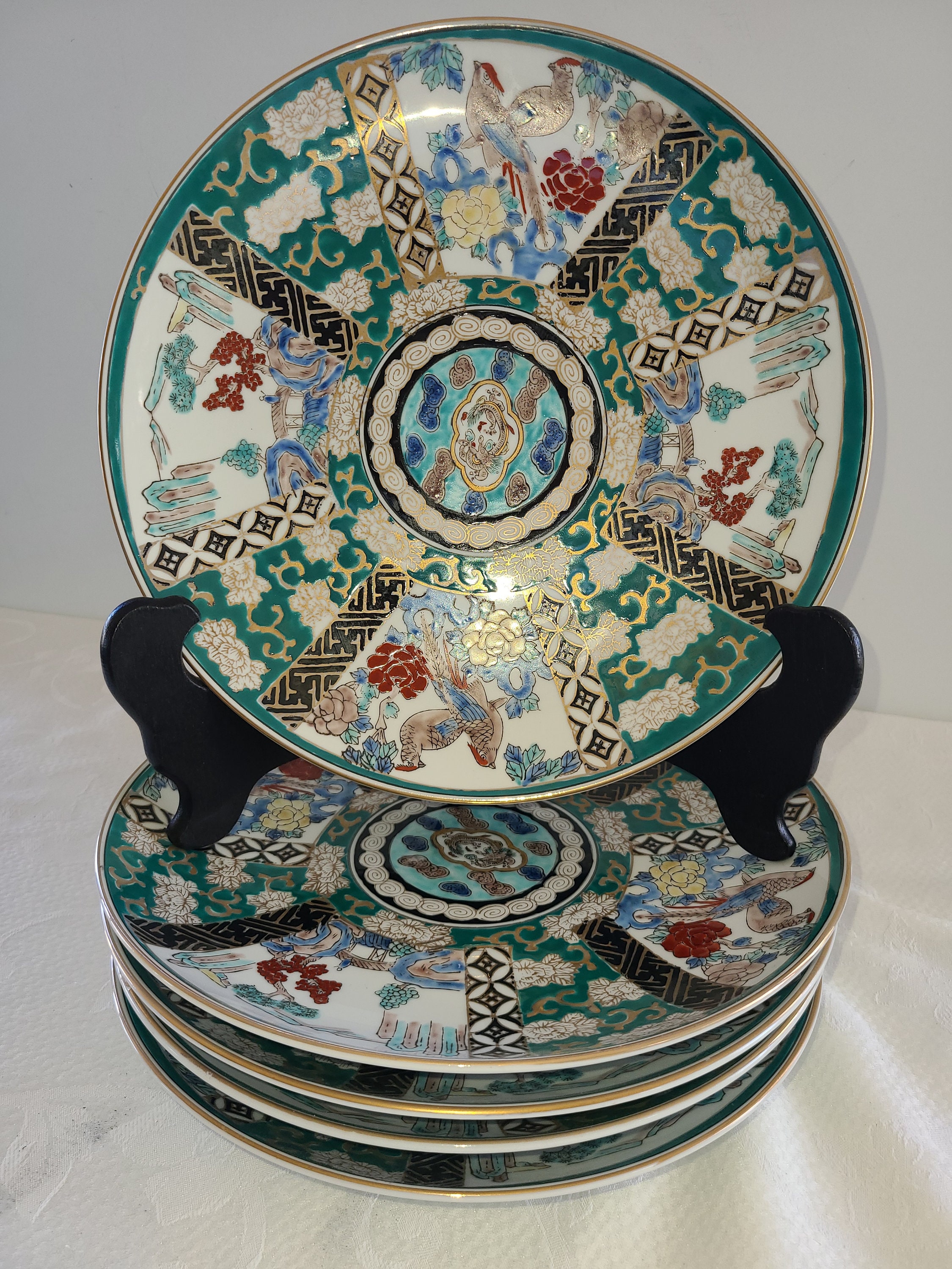 美品❗ゴールドイマリ　GOLD IMARI　伊万里　ヴィンテージ　手描き　置物 Stunning Vintage 11