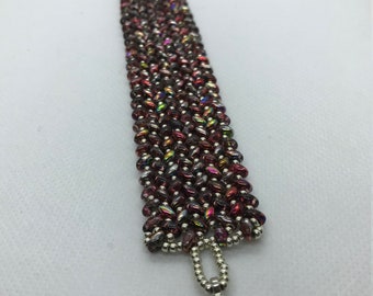 Twin Duo Beaded Cuff