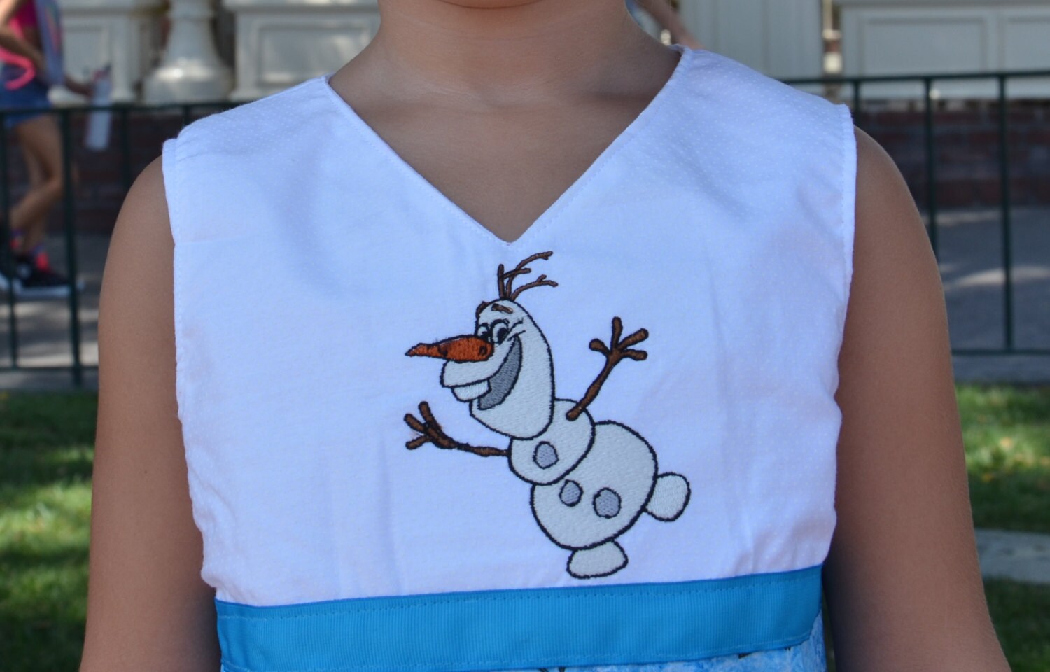 Disney Frozen Olaf Dress Etsy