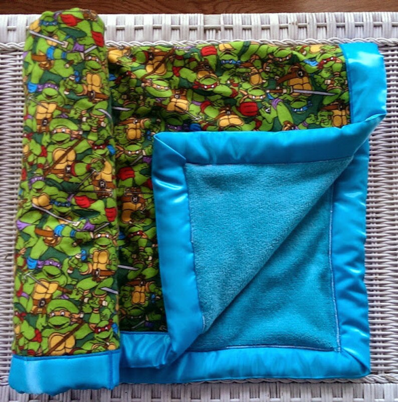 TMNT Teenage Mutant Ninja Turtles Baby/Toddler Blanket Etsy