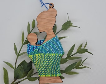 Eden Wrap scrap ornament