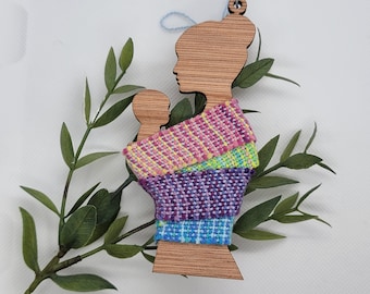 Mirage Wrap scrap ornament