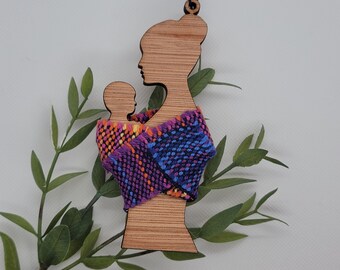 Elle Wrap scrap ornament