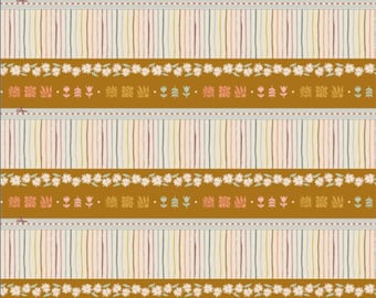 Art Gallery GEOBLOOM - GeoBloom Bound - by Social Bee Collective - Sold by the Yard: Cut Continuous