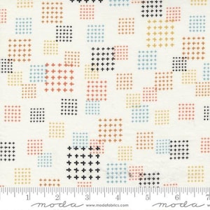 LAZY AFTERNOON - Stitching Blender in Vanilla (1786 13) - by Zen Chic for Moda - Sold by the Yard - Cut Continuous