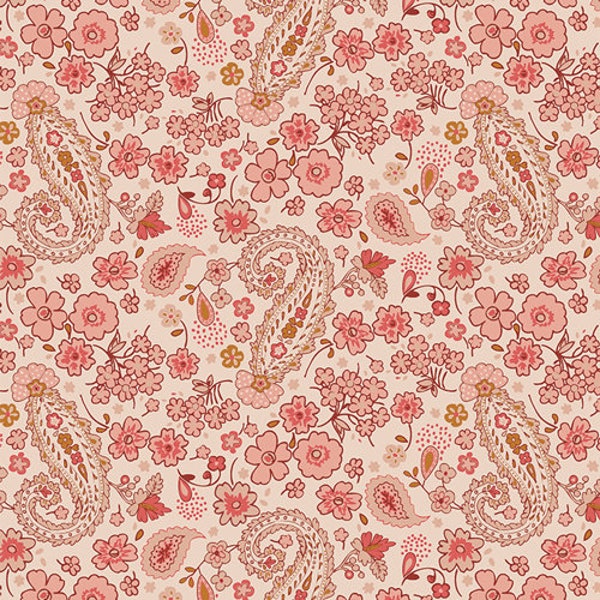KINDRED - Boteh Flourish (KND 37301) - by Sharon Holland for Art Gallery Fabrics - Sold by the YARD - Cut Continuous