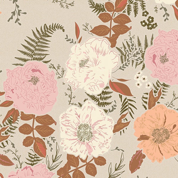 Roots of Nature - Foraged Garland Three (TRB 3000) - by Bonnie Christine for Art Gallery Fabrics - Sold by the Yard - Cut Continuous