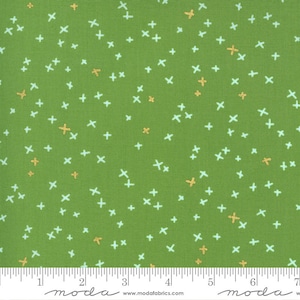 DANCE IN PARIS - Scattered in Grass (1745 15M) - by Zen Chic for Moda - Sold by the Yard - Cut Continuous