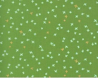 DANCE IN PARIS - Scattered in Grass (1745 15M) - by Zen Chic for Moda - Sold by the Yard - Cut Continuous
