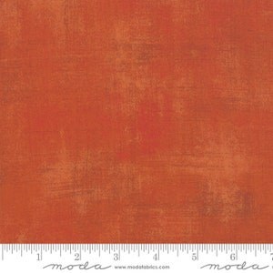 Moda Grunge Basics - PUMPKIN - (30150 285) - by the YARD