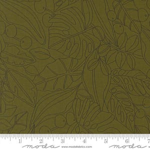 Moda BOTANY - Greenery in Monstera (11551 29) by Alli K Design - Sold By the YARD - Cut Continuous