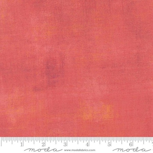 Moda Grunge Basics in SALMON (30150 250) - Sold by the YARD - Cut Continuous