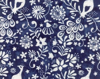 Moda LONGITUDE BATIKS by Kate Spain-navy/deep blue (27259 73)-by the YARD