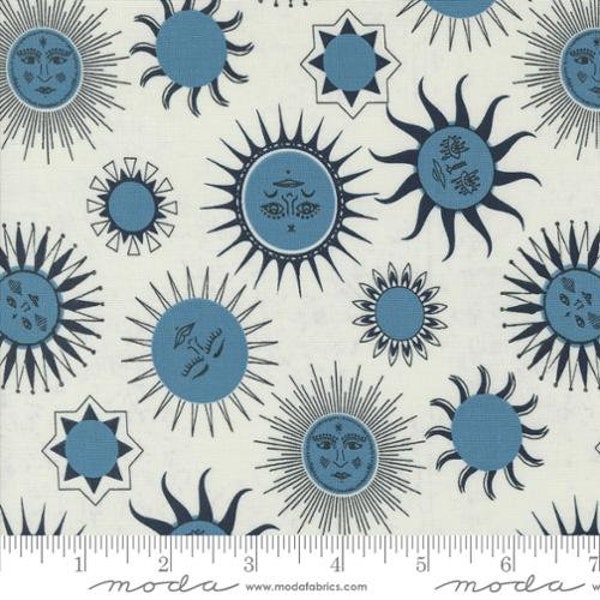 STARRY SKY - Celestial Sun in Mist (24161 11) - by April Rosenthal for Moda - Sold By the YARD - Cut Continuous