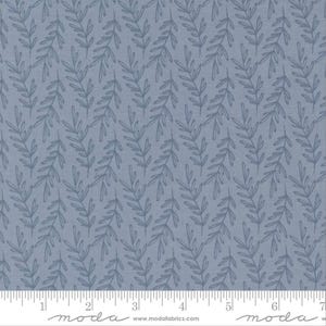 Moda CHIRP - Leaf Me Here in Raincloud (39035 20) - by Elena Amo - Sold By the YARD - Cut Continuous